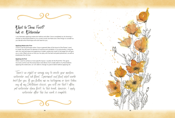 Illustration Studio: Inking Florals